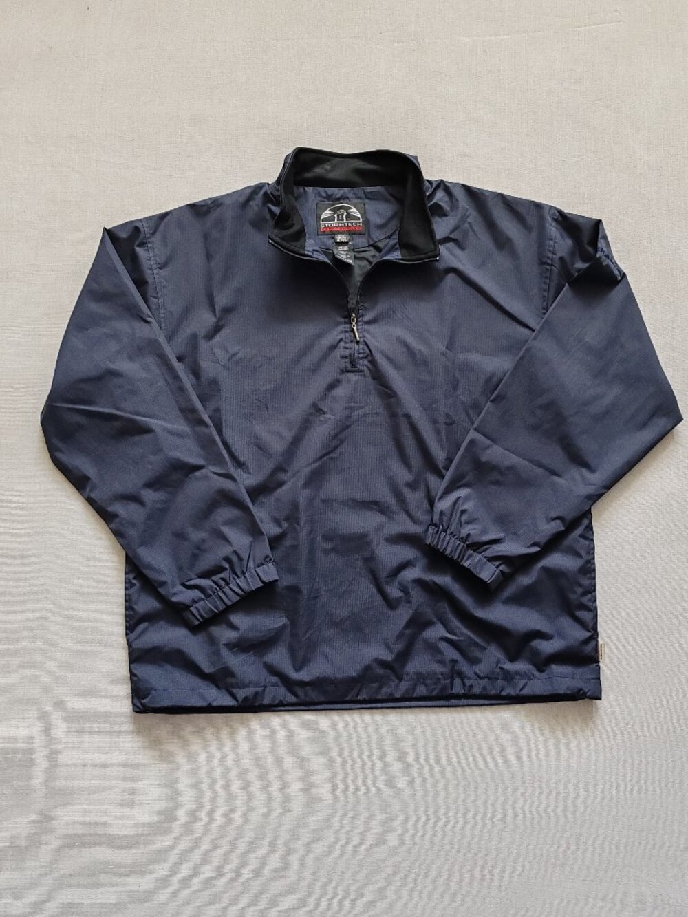 Stormtech Performance Men's XL 1/4 Zip Windbreaker Pullover Navy Blue XMW-1